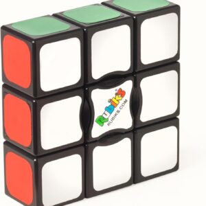 Rubik’s Cube, Edge, 3x3x1 Rubik’s Cube for Beginners Single Layer Puzzle Retro Educational Brain Teaser Travel Fidget Toy for Adults & Kids Ages 8+
