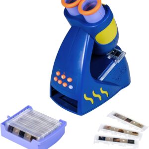 Educational Insights GeoSafari Jr. Talking Microscope Featuring Bindi Irwin: Microscope for Kids, STEM & Science Toy, Interactive Learning, Ages 3+