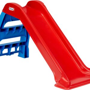 Little Tikes First Slip And Slide, Easy Set Up Playset for Indoor Outdoor Backyard, Easy to Store, Safe Toy for Toddler,Kids (Red/Blue), 39.00”L x 18.00”W x 23.00”H
