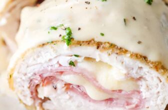Oven Baked Chicken Cordon Bleu