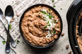 Slow Cooker Refried Beans – The Stay At Home Chef