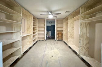 Closet Progress – The Basic Build Is Finished!