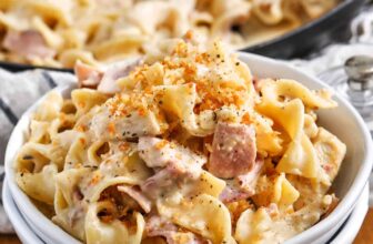 Chicken Cordon Bleu Pasta – Spend With Pennies