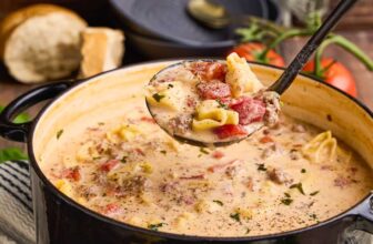 Sausage Tortellini Soup – The Stay At Home Chef