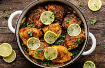 Skillet Chicken Thighs – The Stay At Home Chef