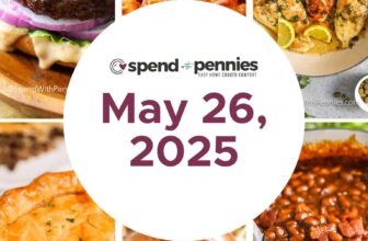Weekly Meal Plan May 26, 2025