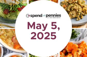 Weekly Meal Plan May 5, 2025