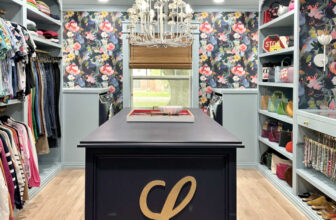 My Finished Walk-In Closet With Laundry Area – Before & After!