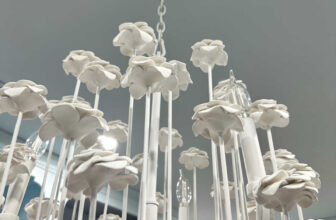 DIY Flower Chandelier – Finished!