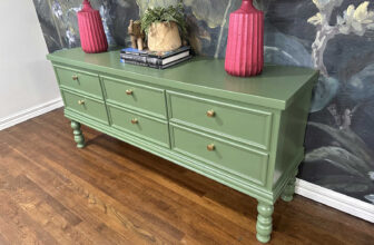 Entryway Console Table Makeover – Before And After