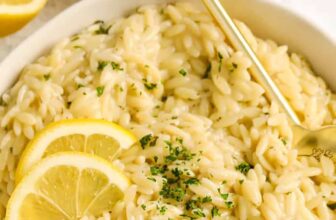 Lemon Orzo
